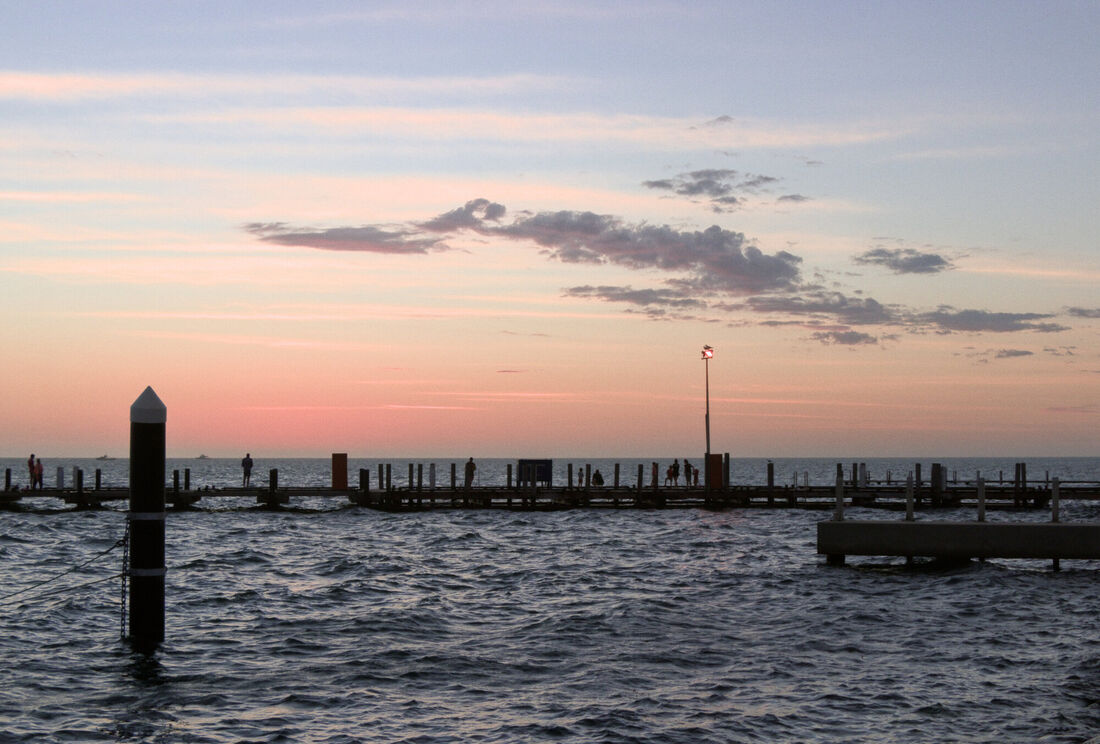 Sunset by the Seaside